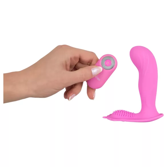 SMILE G-Spot Panty - wearable, rechargeable, remote-controlled vibrator (pink)