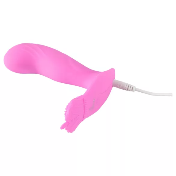 SMILE G-Spot Panty - wearable, rechargeable, remote-controlled vibrator (pink)