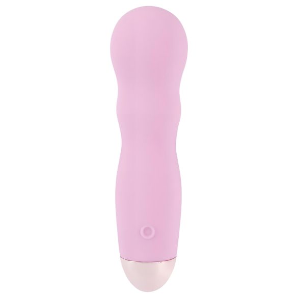 Cuties Mini Rose - Rechargeable Wave Vibrator (Pink)