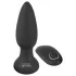 Black Velvet - Rotating Beaded Anal Vibrator (Black)