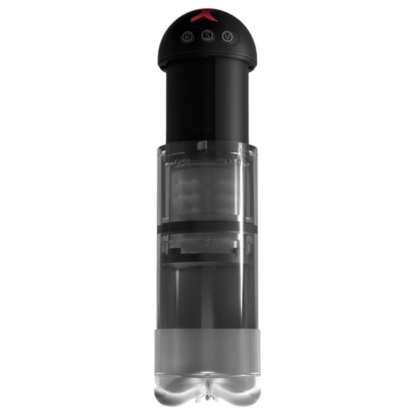 PDX Elite Extender Pro - Rechargeable Suction & Vibration Masturbator (Black)