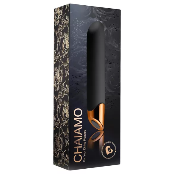 Chaiamo - Rechargeable, Waterproof Black Vibrator