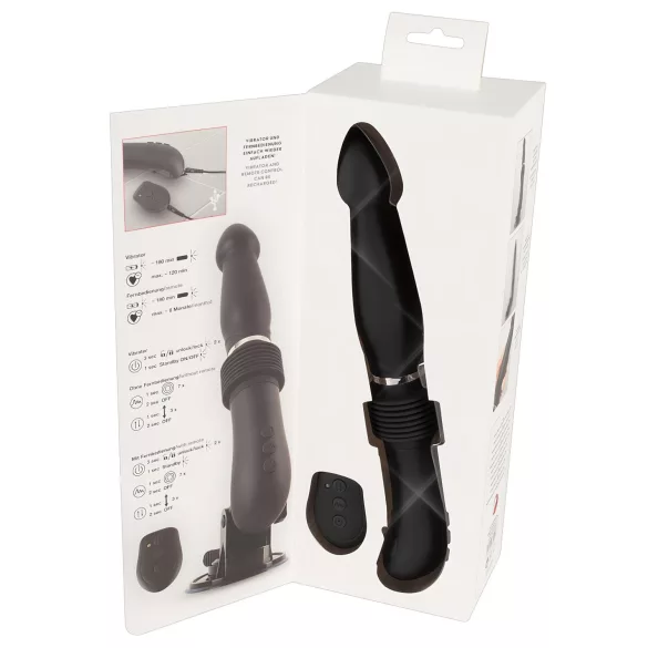 You2Toys - RC Thrusting Vibrator (Rechargeable, Black)