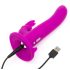 Happyrabbit Strap-On - Bunny Vibrator (Purple)