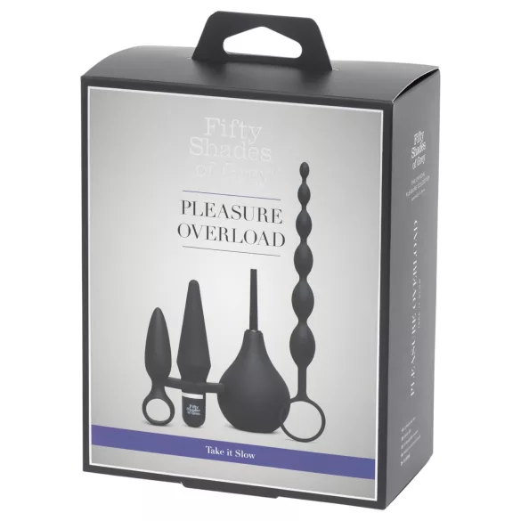 Fifty Shades of Grey Take It Slow - 4in1 Anal Set (Black)