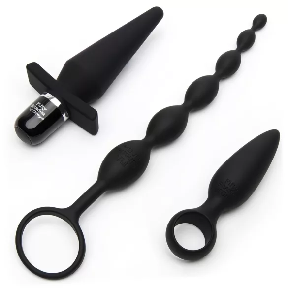 Fifty Shades of Grey Take It Slow - 4in1 Anal Set (Black)