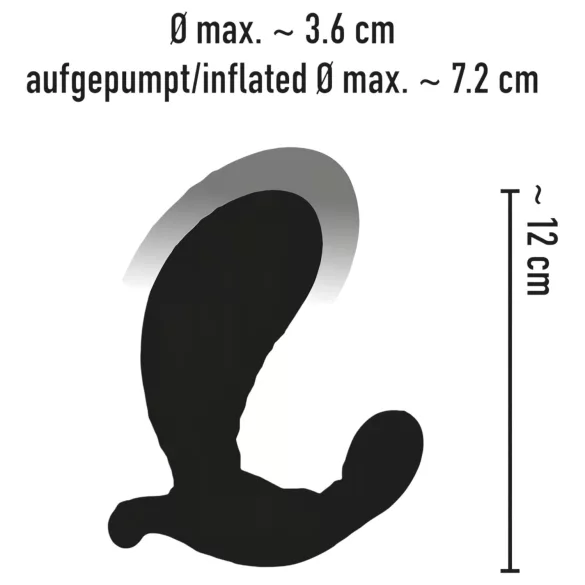 You2Toys - Black Wireless Inflatable Vibrator