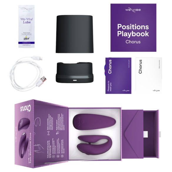 We-Vibe Chorus - Rechargeable Smart Couple's Vibrator (Purple)