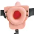 Pipedream - Fetish Strap-On 6 - hollow strap-on vibrator (flesh-coloured)