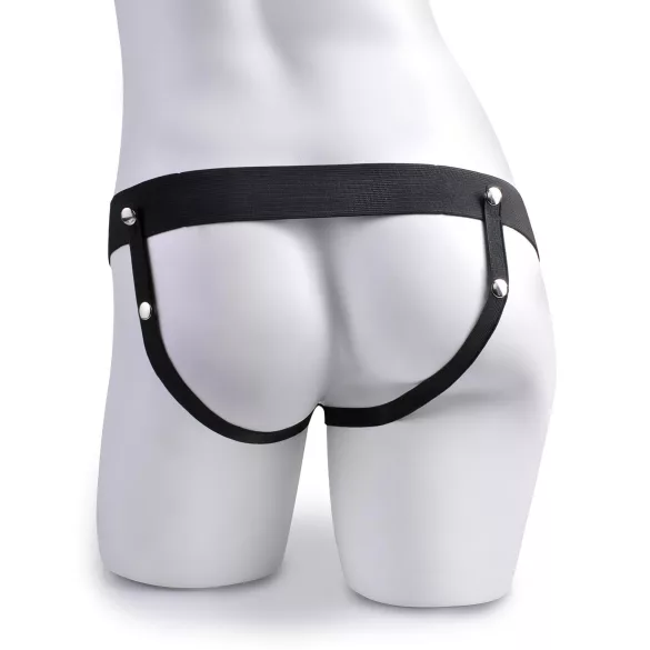 Pipedream - Fetish Strap-On 6 - hollow strap-on vibrator (flesh-coloured)