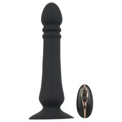 Black Velvet - Rechargeable Thrusting Anal Vibrator (Black)