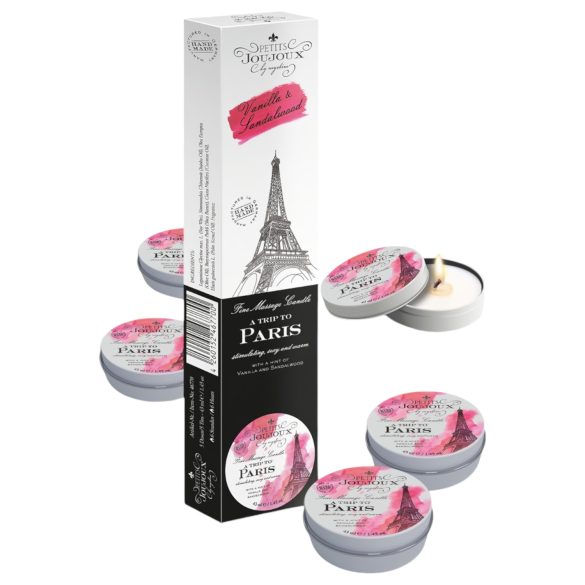 Petits Joujoux Paris - Massage Candle - Vanilla & Sandalwood (5x43ml)