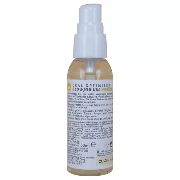 Vanilla Flavored Oral Pleasure Gel (50ml)