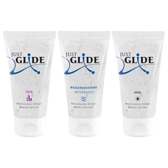 Just Glide Lubricant Set (3x50ml)