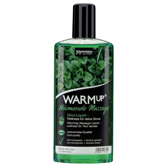 JoyDivision WARMup - Mint Warming Massage Oil (150ml)