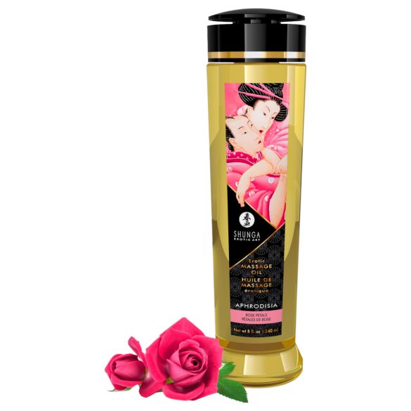 Shunga - Rose Scented Massage Oil (240ml)