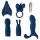 Magic Shiver - Vibrator Set (Blue)