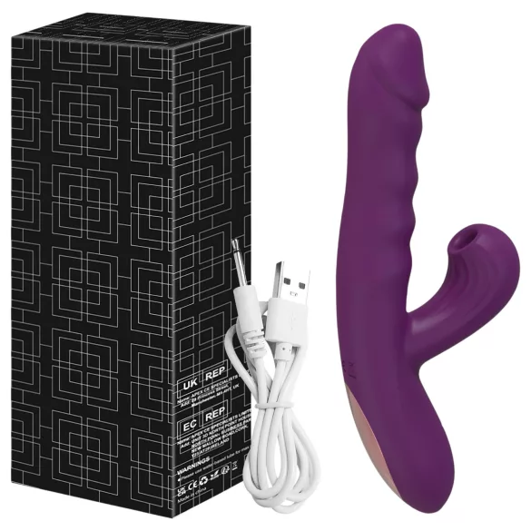 AlvUp - thrusting G-spot vibrator (purple)