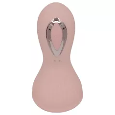   Lonely - Waterproof Pink Suction & Licking Breast Vibrator, Rechargeable