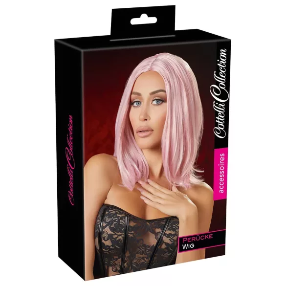 Cottelli - Medium Pink Bob Wig