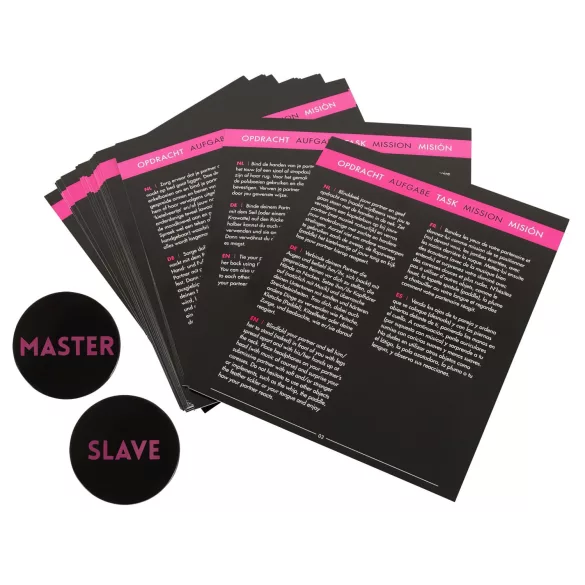 tease & please - Master & Slave - premium BDSM adventure set for couples (13‑piece)