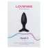 Lovense Hush 2 S - App-controlled anal vibrator (38 mm, black)