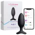 Lovense Hush 2 M - App-controlled anal vibrator (45 mm, black)
