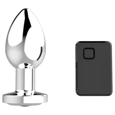 Sunfo - Silver Wireless Radio-Controlled Anal Vibrator