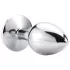 Sunfo - Metal Anal Plug with Pink Gem (Silver)