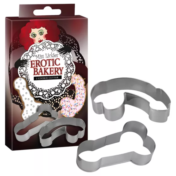 Novelty Cookie Cutter Set - Penis Shaped (2 pieces)