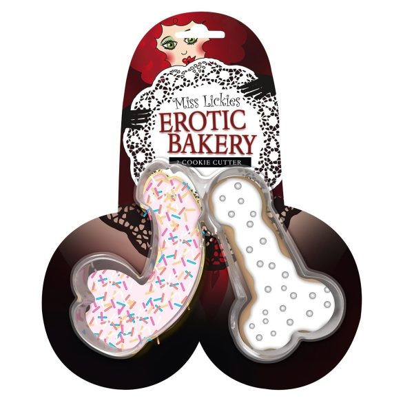 Novelty Cookie Cutter Set - Penis Shaped (2 pieces)