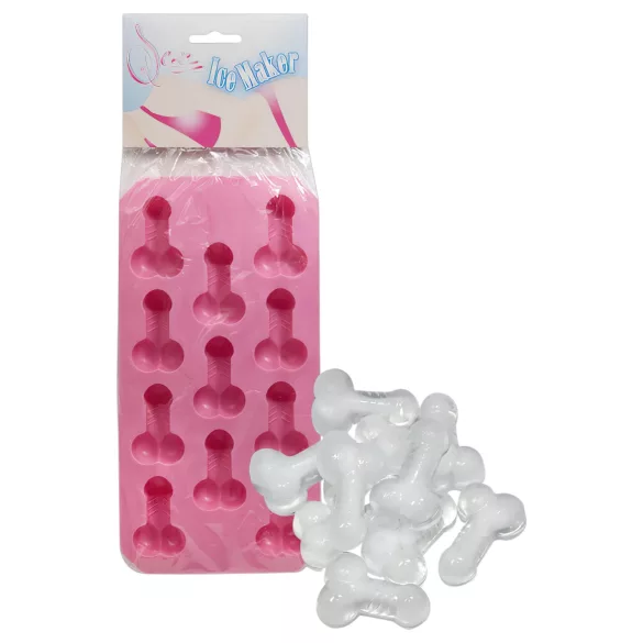 Silicone ice cube maker - penis-shaped