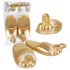 Penis slippers (gold)