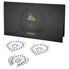 Sparkling Diamonds Intimate Jewelry Set - 3 Pieces (Black)