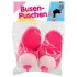 Plush Pink Slippers - Boob-Shaped
