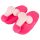 Pink Plush Slippers - Novelty Shape