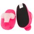 Pink Plush Slippers - Novelty Shape