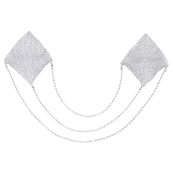 Cottelli - Silver Chain Nipple Stickers