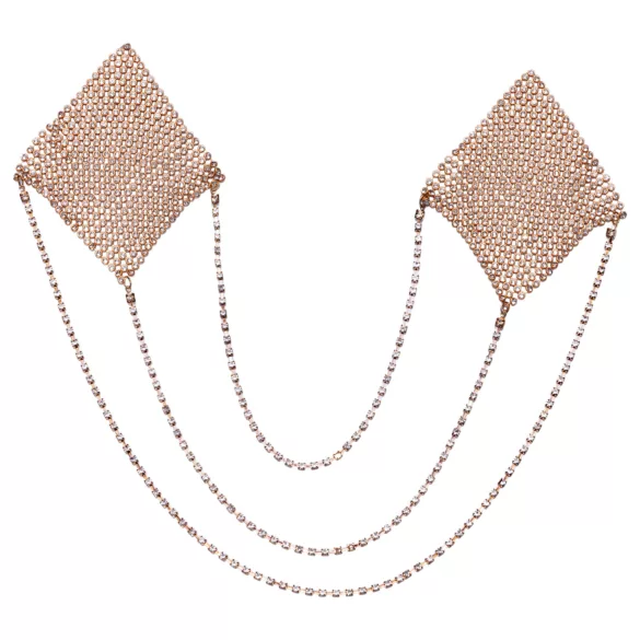 Cottelli - Gold Chain Nipple Stickers