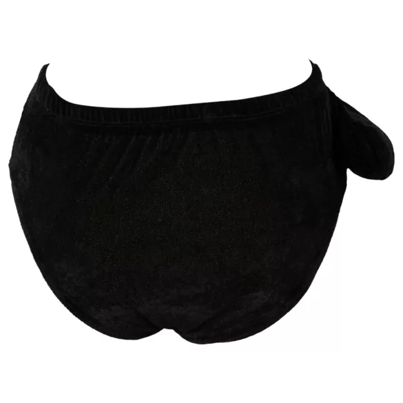 Pump-Enhanced Black Briefs