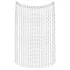 Bad Kitty - chain-link collar and belt (silver)