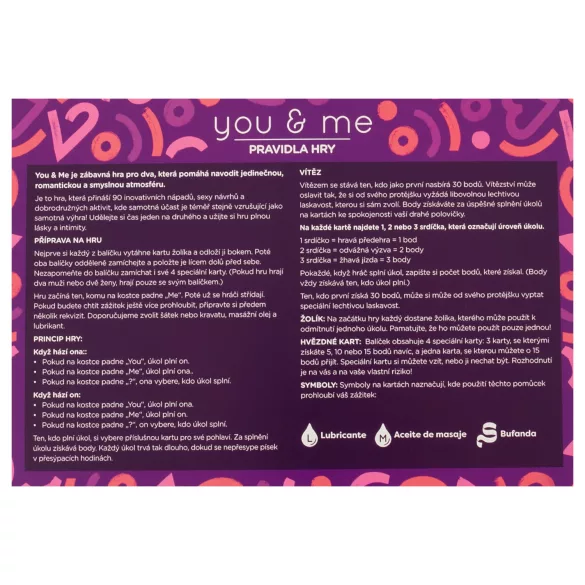 you & me - erotic couples’ game (Czech)