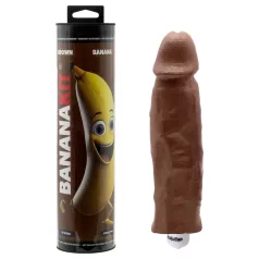 Bananakit - penis casting kit with vibrator (brown)
