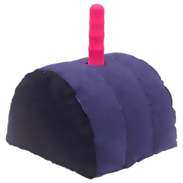 Magic Pillow - Inflatable Lovemaking Cushion with Toy Holder (Purple)