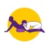 Desirel Magic Pillow - Inflatable sex pillow with dildo holder (purple)