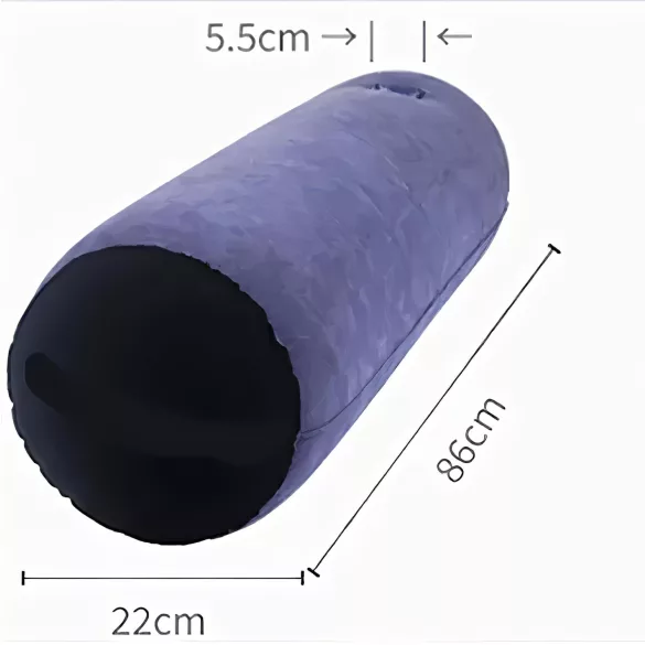 Magic Pillow - Inflatable Positioning Pillow - Cylindrical (Purple)