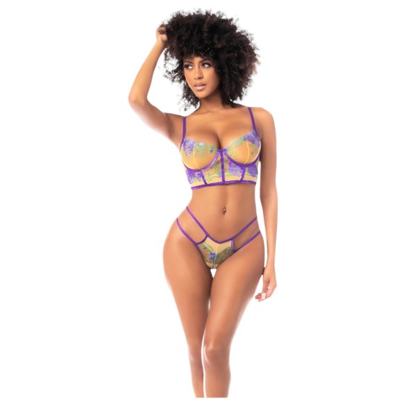 Mapalé - Bra Set (Yellow-Purple) - L/XL