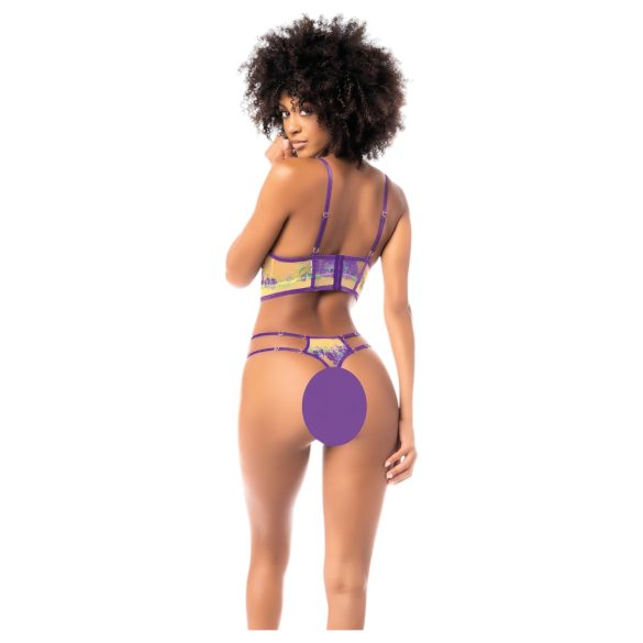Mapalé - Bra Set (Yellow-Purple) - L/XL