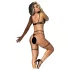 Mapalé - Strappy Lingerie Trio (Black)
