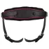 ZADO - leather bottom harness for strap-on dildo, BDSM (black, S-L)